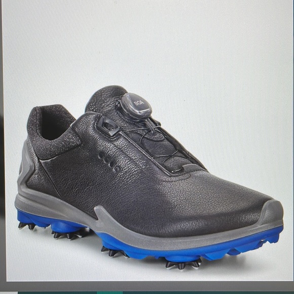 Ecco Shoes | Nwot - Ecco Biom G3 Boa Golf Shoes - Mens | Color: Black/Blue | Size: Fits 9 - 9.5 | Mfgatz's Closet